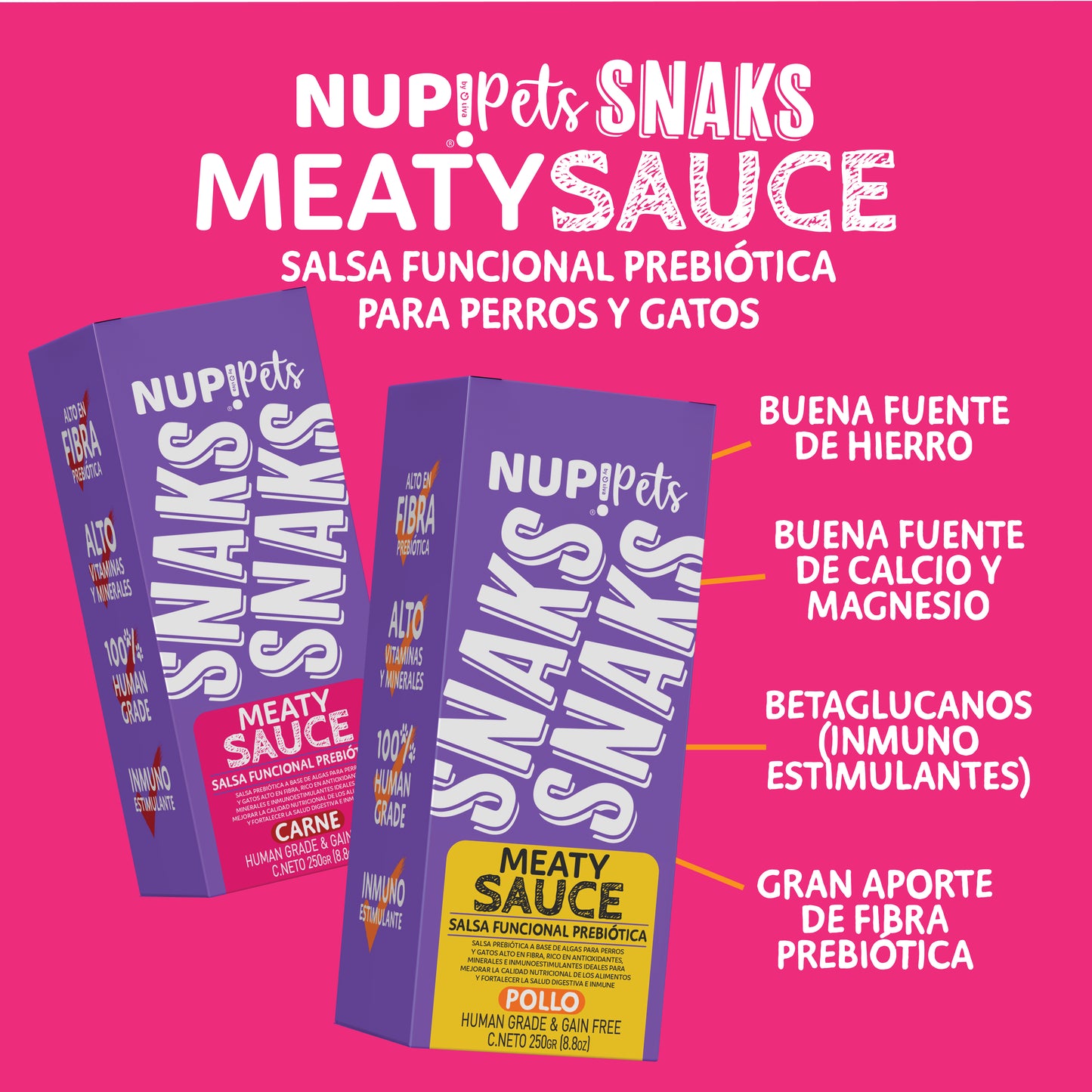 NUP!PETS MEATY SAUCE POLLO (SALSA NATURAL)