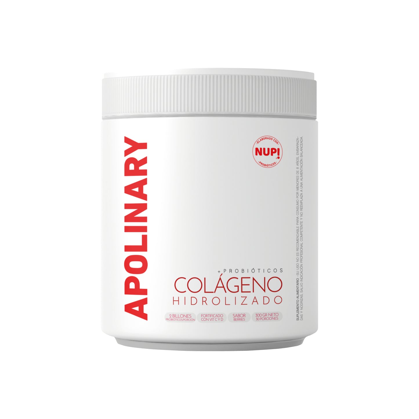 APOLINARY COLÁGENO PRE Y PROBIÓTICOS 2Billones Berries (300 gr)
