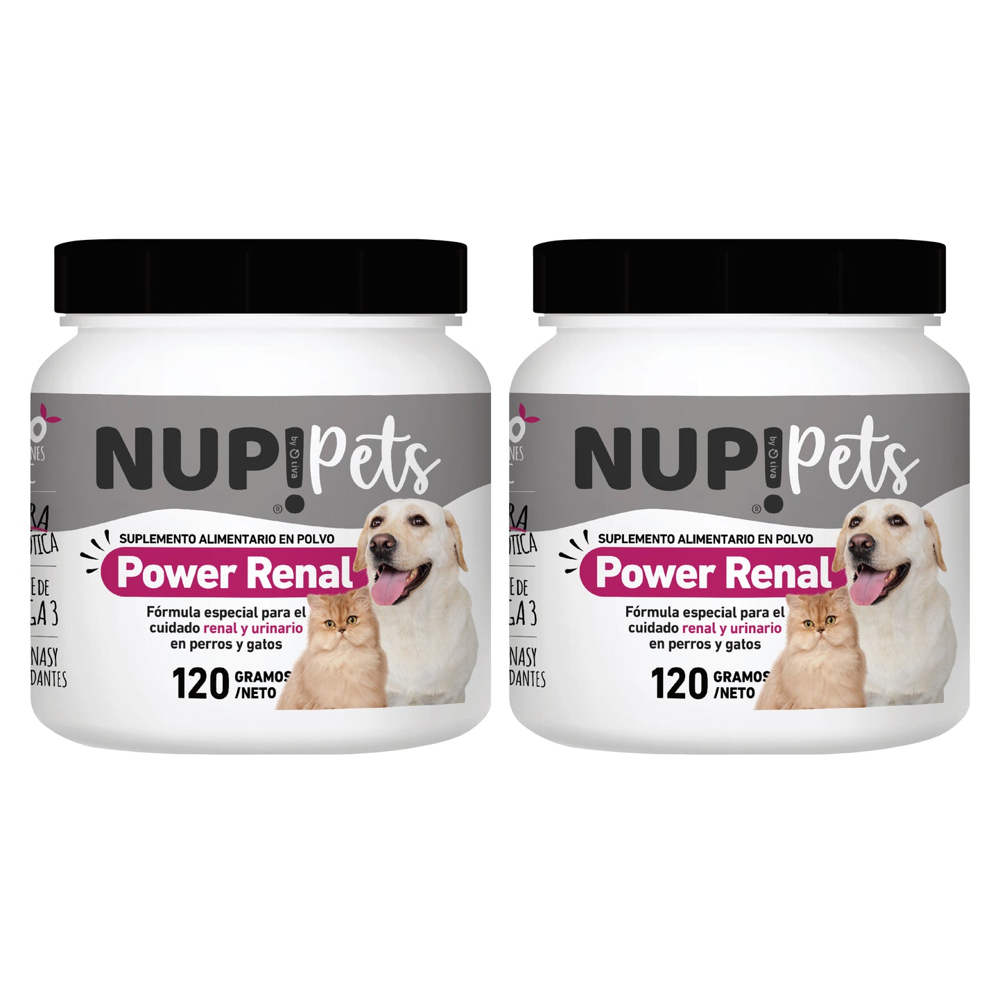 DUO NUP!PETS POWER RENAL CUIDADO RENAL Y URINARIO PARA PERROS Y GATOS