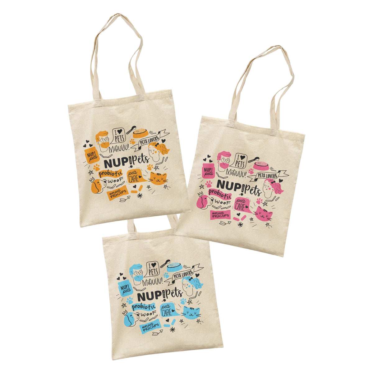 TOTEBAG BOLSA ALGODÓN NUP!®PETS