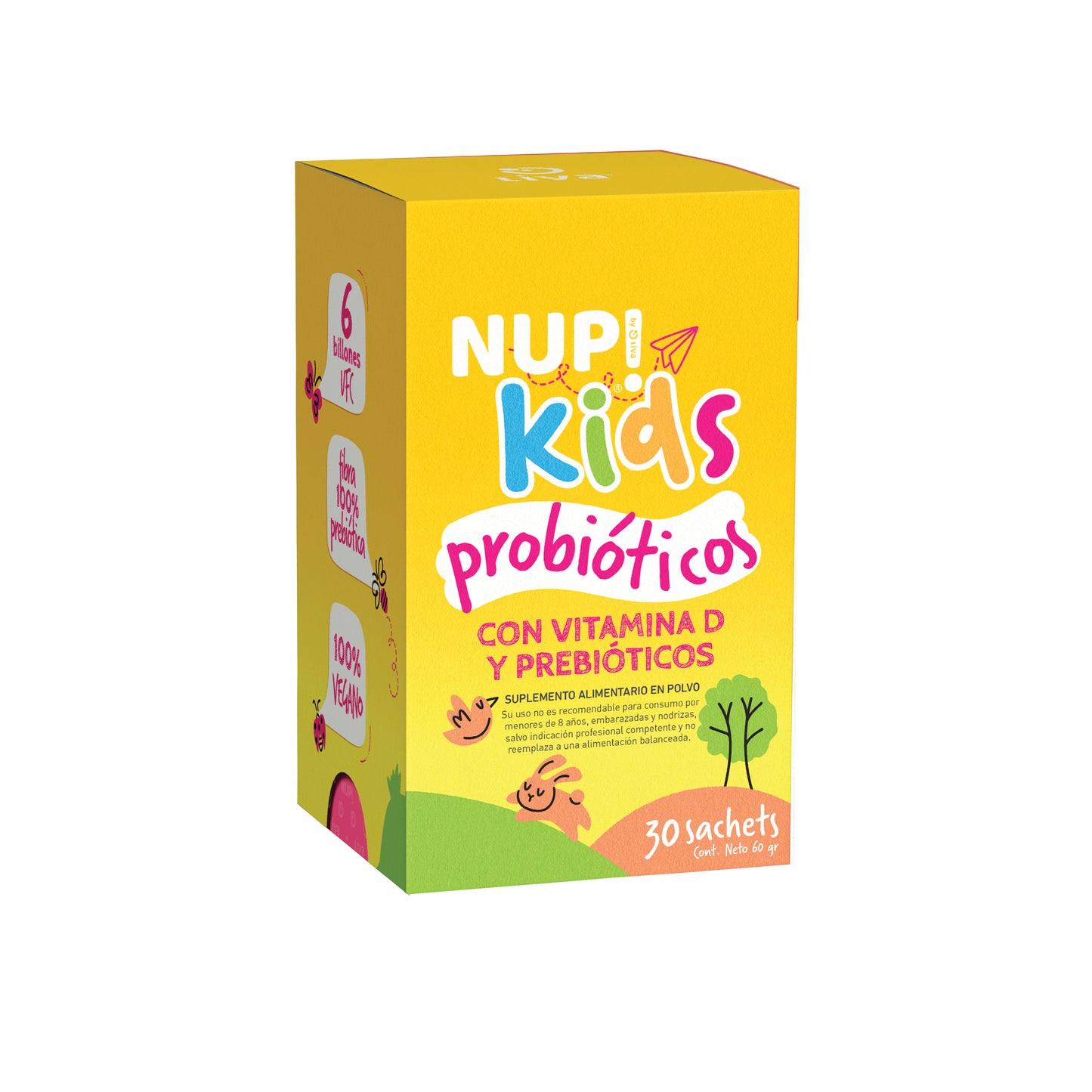 NUP!® PROBIÓTICOS KIDS 30 SACHETS