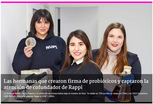 "Las hermanas que crearon firma de probióticos y captaron la atención de cofundador de Rappi"