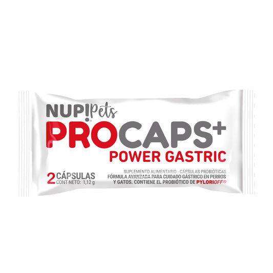 NUP!®PETS PRO CAPS POWER GASTRIC (2 CÁPSULAS)