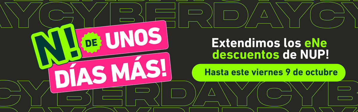 Ver ofertas Cyber de NUP!