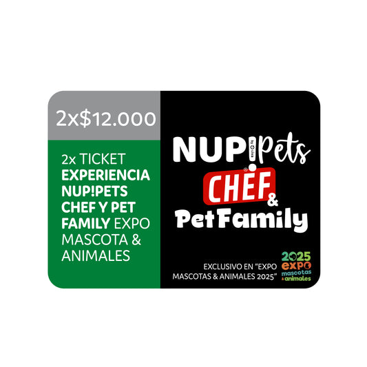 EXPERIENCIA CHEF DOBLE EXPO MASCOTAS Y ANIMALES
