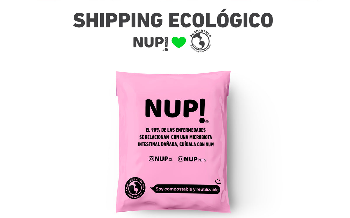 Tus NUP!® preferidos van en bolsas compostables y reutilizables