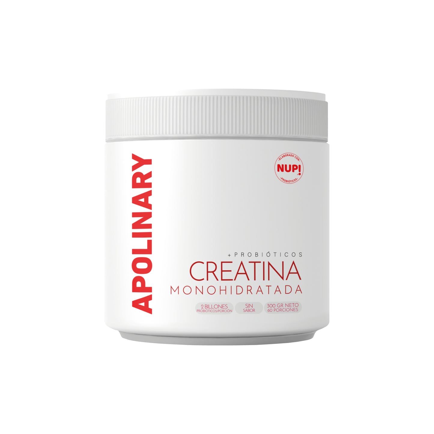 APOLINARY CREATINA PROBIÓTICA 2billones (300 gr)