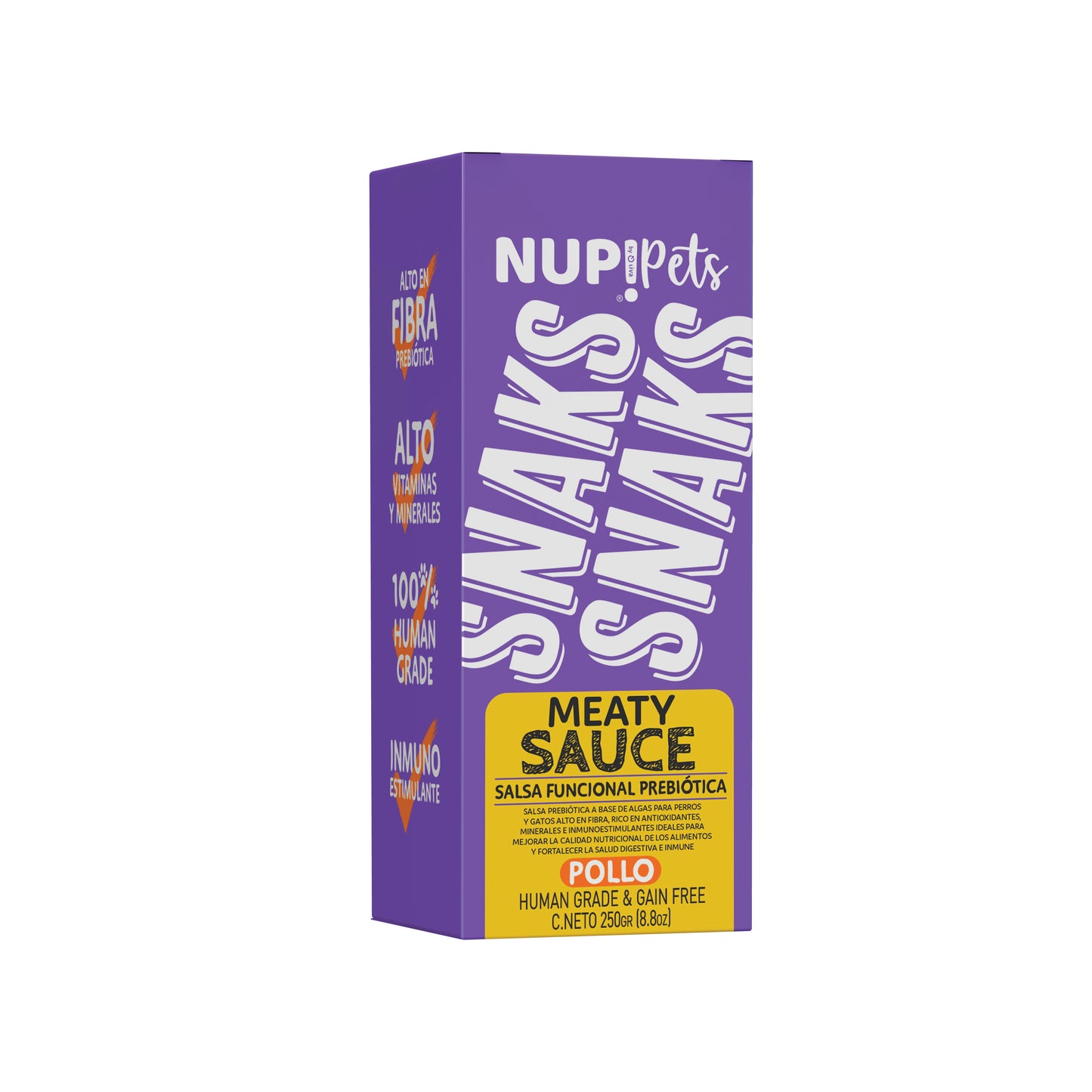 NUP!PETS MEATY SAUCE POLLO (SALSA NATURAL) 2x1 PAGA 1 Y TE LLEGAN 2