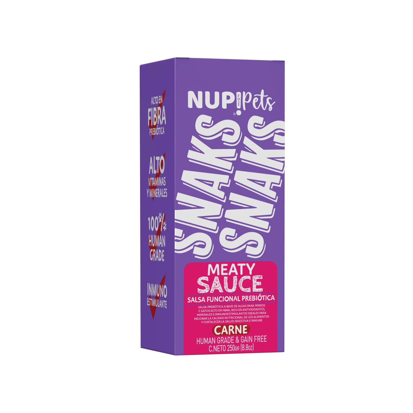 NUP!PETS MEATY SAUCE CARNE (SALSA NATURAL) 2x1 PAGA 1 Y TE LLEGAN 2