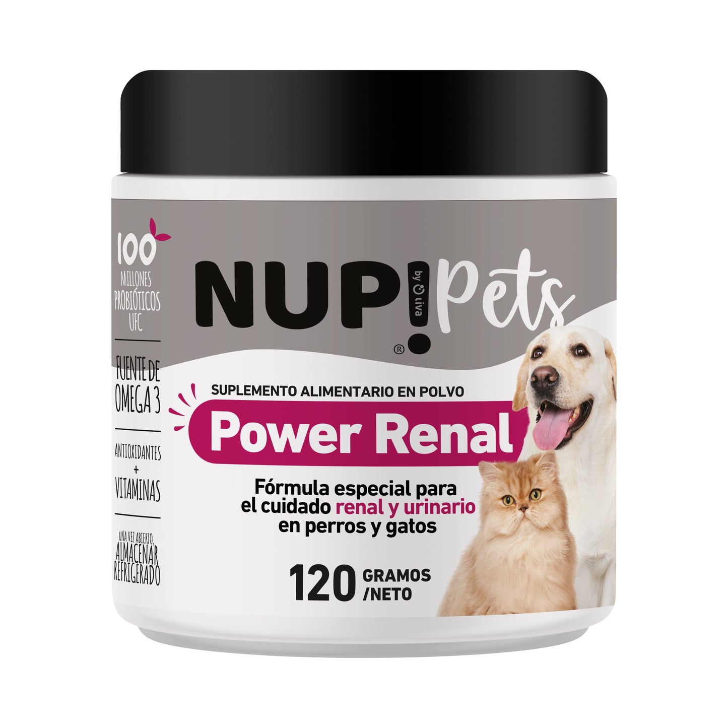 NUP!PETS POWER RENAL CUIDADO RENAL Y URINARIO PARA PERROS Y GATOS + CHEFF GRATIS!