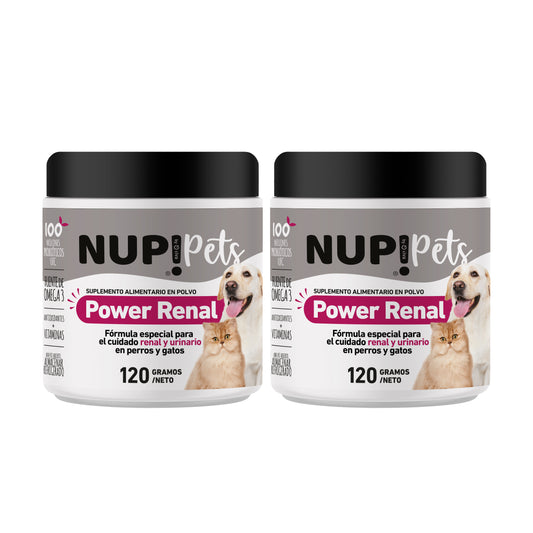 DUO NUP!PETS POWER RENAL CUIDADO RENAL Y URINARIO PARA PERROS Y GATOS