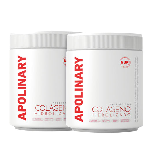 DUO APOLINARY COLÁGENO PRE Y PROBIÓTICOS 2Billones Berries (2tarros)