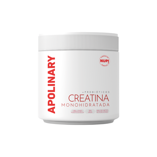 NUP!® APOLINARY CREATINA PROBIÓTICA 2billones (300 gr)