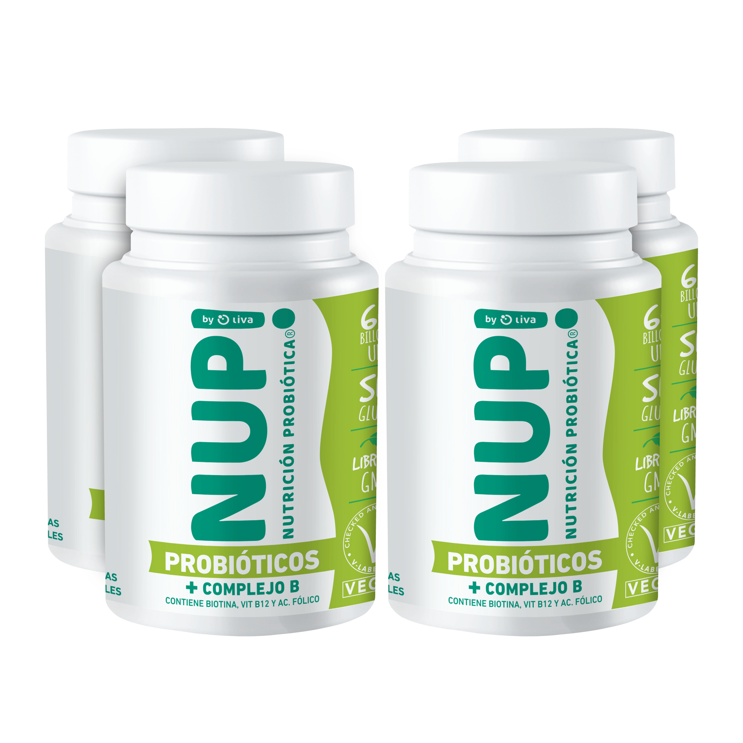 FAMILY PROBIÓTICOS NUP!® COMPLEX B + PREBIÓTICO GRATIS!