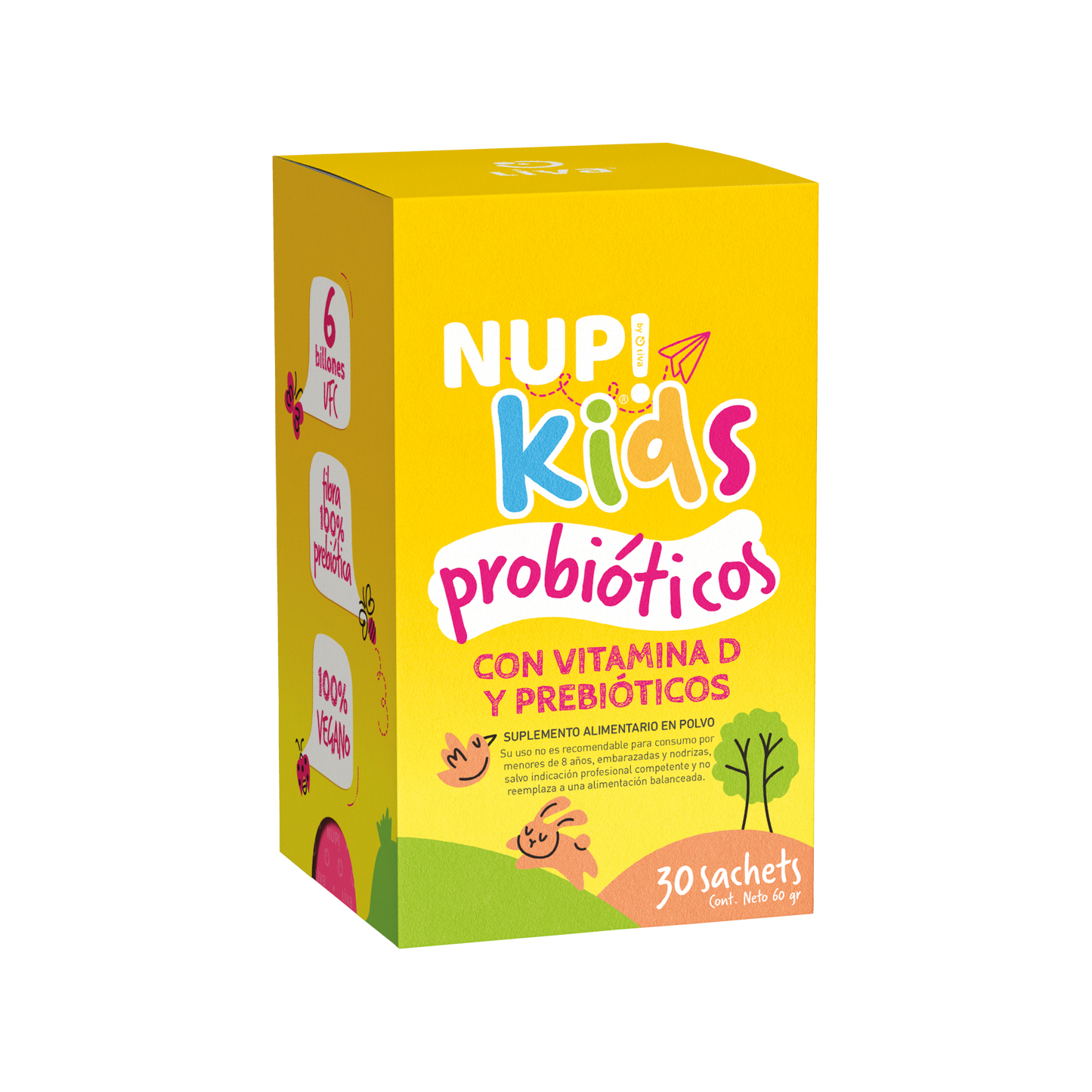 NUP!® PROBIÓTICOS KIDS 30 SACHETS