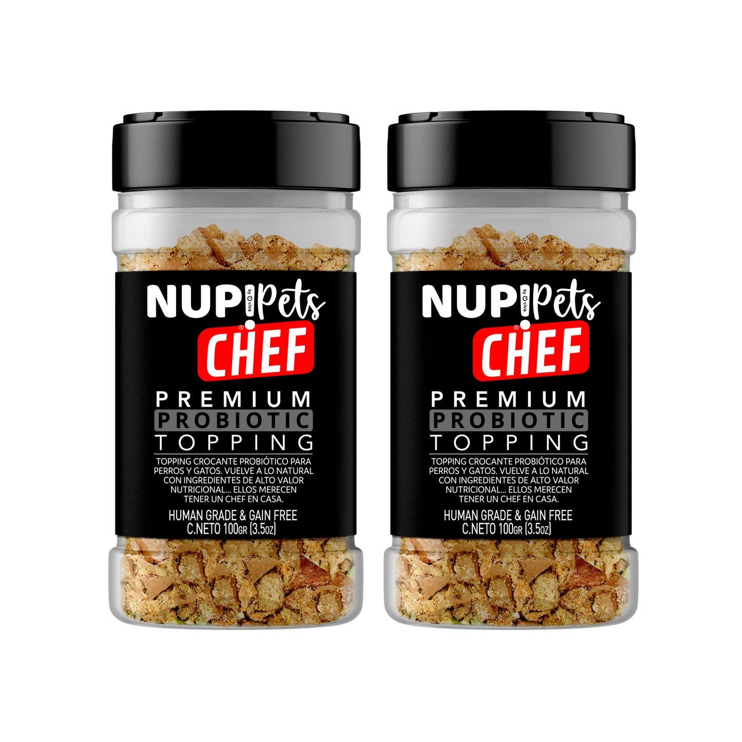 2 UNIDADES NUP!PETS CHEF & PET FAMILY