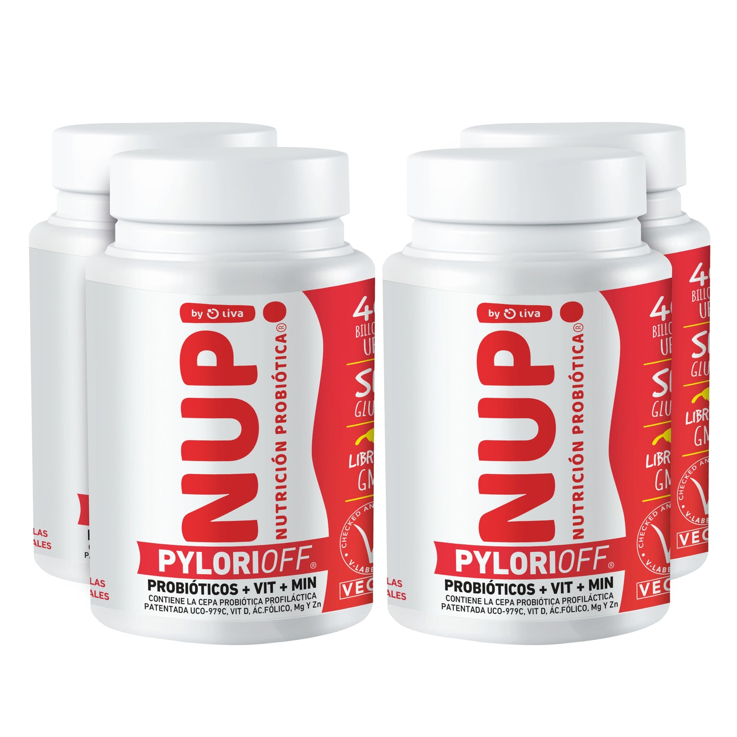 FAMILY PROBIÓTICOS NUP!® PYLORIOFF + PREBIÓTICO GRATIS!