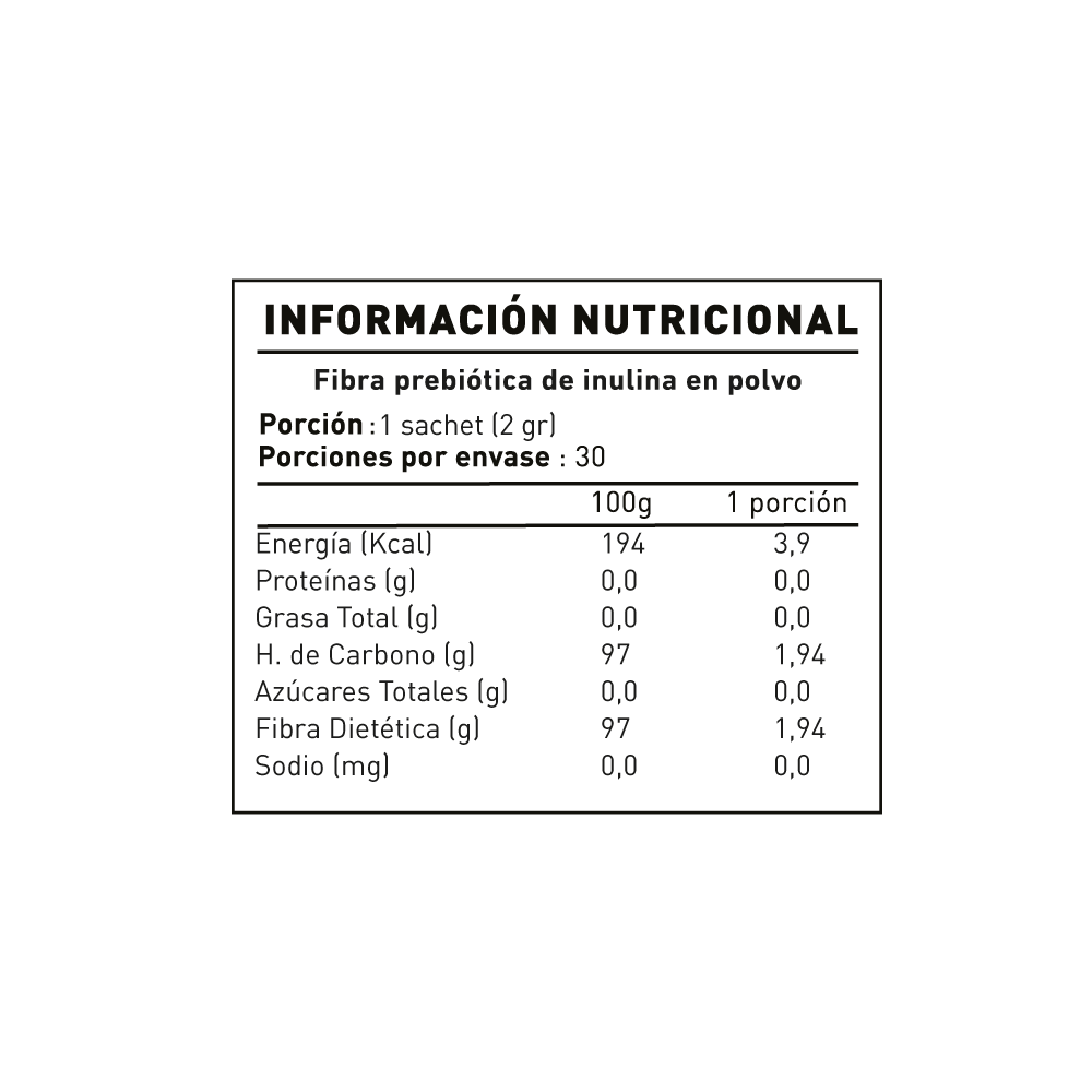 NUP!® PREBIÓTICOS 30 SACHETS