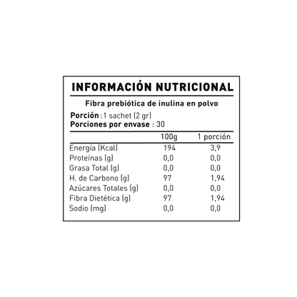 NUP!® PREBIÓTICOS 30 SACHETS
