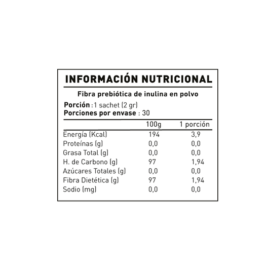 NUP!® PREBIÓTICOS 30 SACHETS